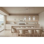 Sikrea Sospensione 6 luci base radiale Yoko