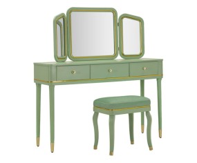 MAURO FERRETTI TOLETTA CAMILLE CON SPECCHIO E SGABELLO