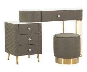 Mauro Ferretti Sharon Dressing Table with Pouf