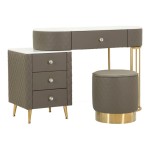 Mauro Ferretti Sharon Dressing Table with Pouf