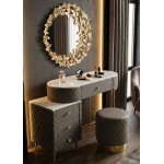 Mauro Ferretti Schminktisch mit Pouf Sharon