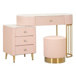 Mauro Ferretti Sharon Dressing Table with Pouf