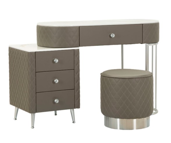 Mauro Ferretti Schminktisch mit Pouf Sharon