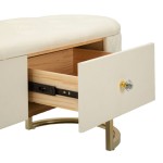 Mauro Ferretti Sharon Bench with Drawers