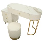 Mauro Ferretti Sharon Dressing Table with Pouf