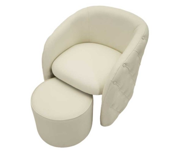 MAURO FERRETTI POLTRONA CON POUF ZAGABRIA