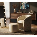 Mauro Ferretti Armchair with storage pouf Zagabria