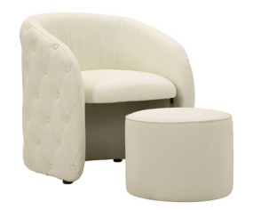 MAURO FERRETTI POLTRONA CON POUF ZAGABRIA