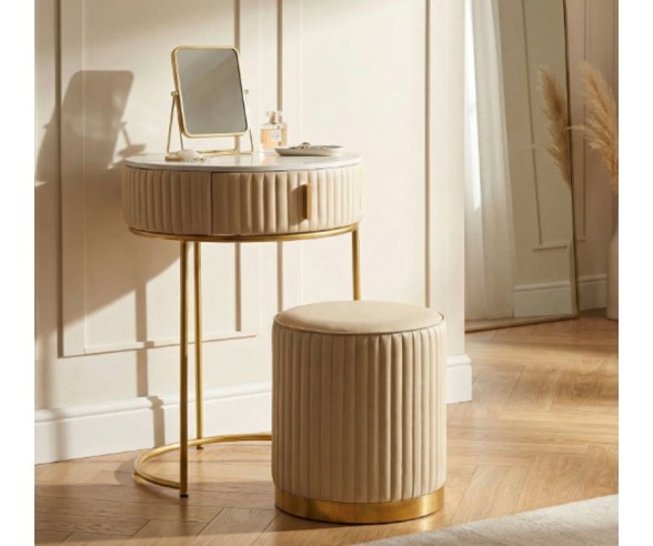 Mauro Ferretti Dressing Table with Pouf Pok