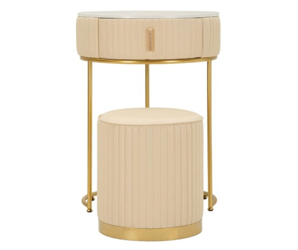 Mauro Ferretti Schminktisch mit Pouf Pok