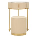 Mauro Ferretti Dressing Table with Pouf Pok