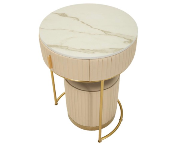 Mauro Ferretti Dressing Table with Pouf Pok