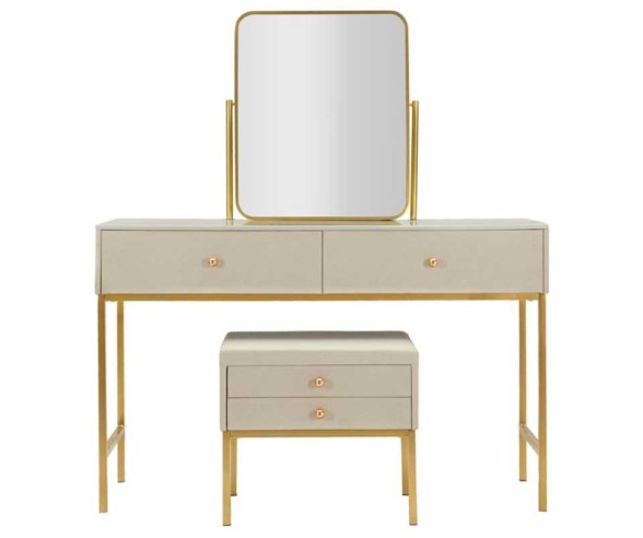 MAURO FERRETTI TOELETTA CON SPECCHIO E SGABELLO LUXURY