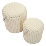 Mauro Ferretti Pair of Storage poufs Goteborg