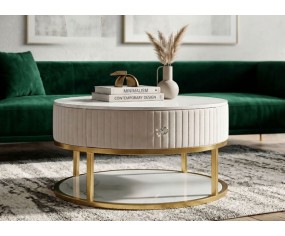 Mauro Ferretti Tavolo da caffè crema Montpellier 2