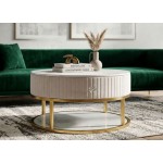 Mauro Ferretti Tavolo da caffè crema Montpellier