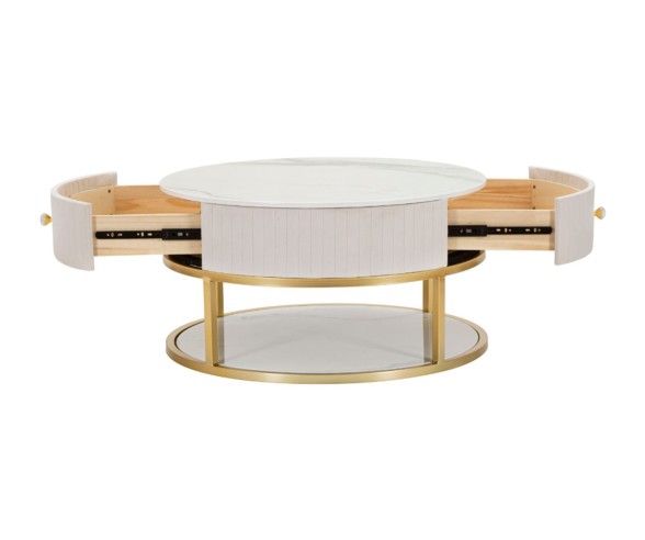 Mauro Ferretti Tavolo da caffè crema Montpellier