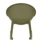 MAURO FERRETTI SEDIA A DONDOLO IBIZA SET 2 PEZZI