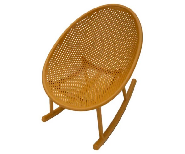 Mauro Ferretti Sedia a dondolo Ibiza