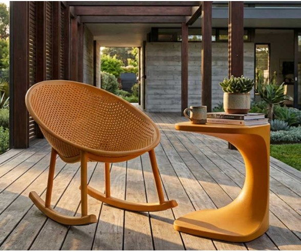 Mauro Ferretti Sedia a dondolo Ibiza