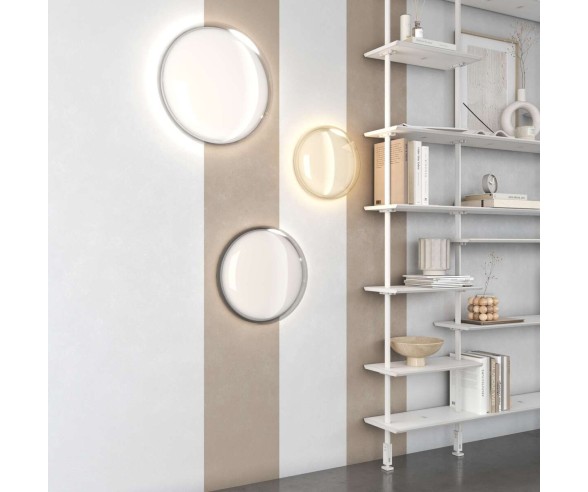 Plafoniera moderna 40cm acrilico ambra