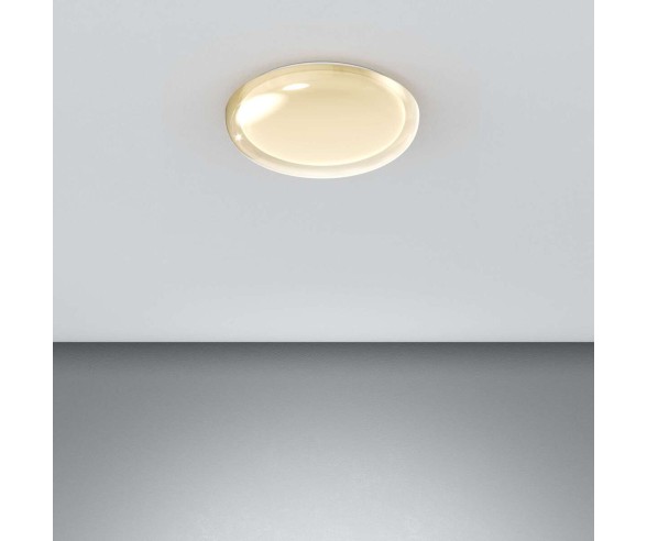 Plafoniera moderna 40cm acrilico ambra