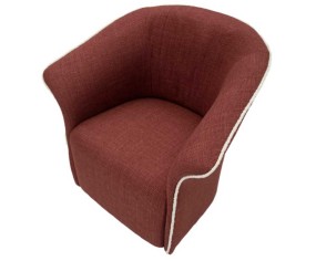 Mauro Ferretti Siena Swivel Armchair