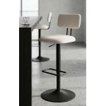 Mauro Ferretti Sgabello bar Light bianco Set 2 pezzi