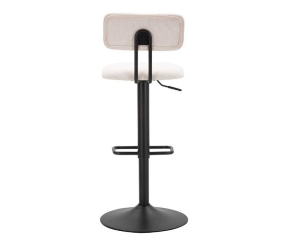 Mauro Ferretti Sgabello bar Light bianco Set 2 pezzi