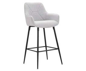 MAURO FERRETTI SGABELLO BAR GRIGIO SET 2 PEZZI