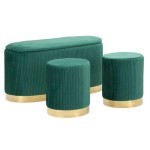 Mauro Ferretti Panca con contenitore e pouf Shopy