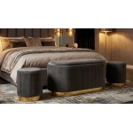 Mauro Ferretti Panca con contenitore e pouf Shopy