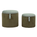 Mauro Ferretti Pouf contenitore set 2 pezzi Bolzano