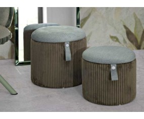 Mauro Ferretti Pouf contenitore set 2 pezzi Bolzano 2