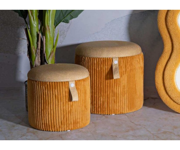 Mauro Ferretti Pouf contenitore set 2 pezzi Bolzano