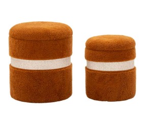 Mauro Ferretti Pouf contenitore set  pezzi Saint-Moritz