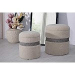 Mauro Ferretti Pouf contenitore set  pezzi Saint-Moritz
