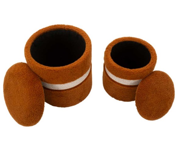 Mauro Ferretti Pouf contenitore set  pezzi Saint-Moritz