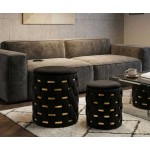 Mauro Ferretti Pouf contenitore set 2 pezzi Shanty