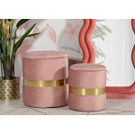 MAURO FERRETTI POUF CONTENITORE ET 2 PEZZI SHEFFILD