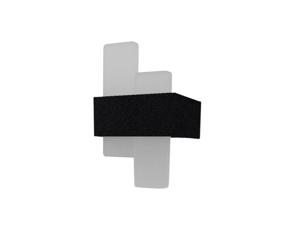 Applique da parete moderno nero LED 3000k e 4000k