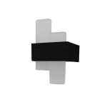 Applique da parete moderno nero LED 3000k e 4000k