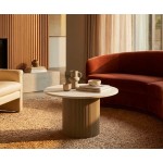 Mauro Ferretti Frankfurt Marmor Brauner Couchtisch