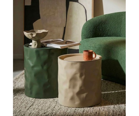 Mauro Ferretti Couchtische in Grün und Beige, Norimberga