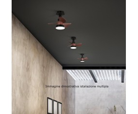 Mini ventilatore da soffitto con luce e telecomando 2