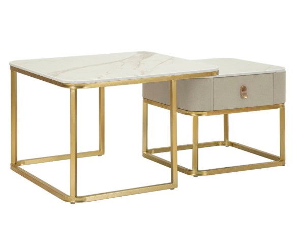 Mauro Ferretti Paar Couchtische Beauty