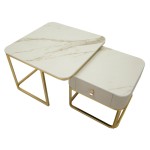 Mauro Ferretti Paar Couchtische Beauty