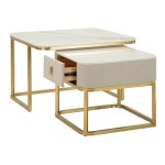 Mauro Ferretti Paar Couchtische Beauty