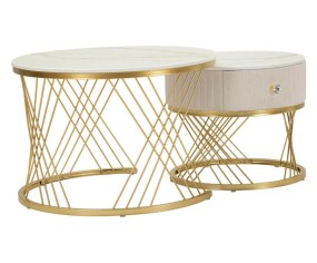 Mauro Ferretti Pair of Votix Coffee Tables