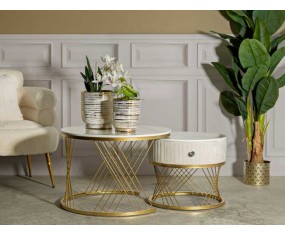 Mauro Ferretti Pair of Votix Coffee Tables 2